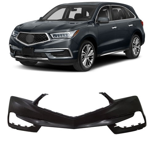 DURAFORCE Plastic Primed Front Bumper Cover Fit For Acura MDX 2017 2018 2019 2020