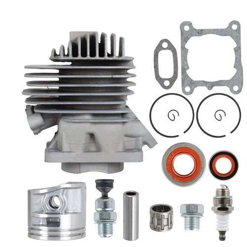DURAFORCE For Stihl MS261 Chainsaw Oil Seal 11410201200 44.7mm Cylinder Piston Gasket Kit