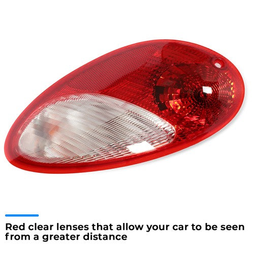 Tail Light for 2006-2010 Chrysler PT Cruiser Passenger Side with Bulbs 5116222AB