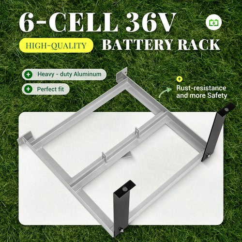 DURAFORCE BATTERY TRAY For 1994-2013 EZGO 36V TXT / MEDALIST GOLF CART Aluminum