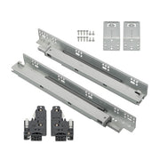 DURAFORCE 1 Pairs Undermount Drawer Slides 15 inch Undermount Soft Close Drawer Slides