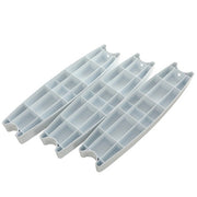 DURAFORCE 3pcs Universal 18" Swimming Pool Ladder Steps Molded Rung Pedal Accessory Tread