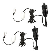 DURAFORCE 2-Pack Black Folding 7.05LB Fits For Grapnel Boat Kayak Marine Anchor Set