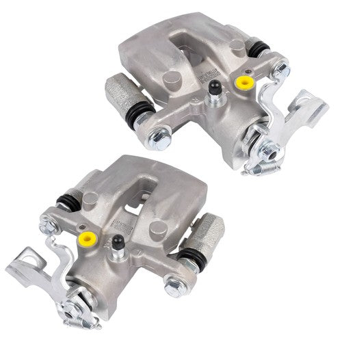 DURAFORCE 2Pcs Rear Driver & Passenger Brake Caliper with Bracket for Kia Soul 2014-2018