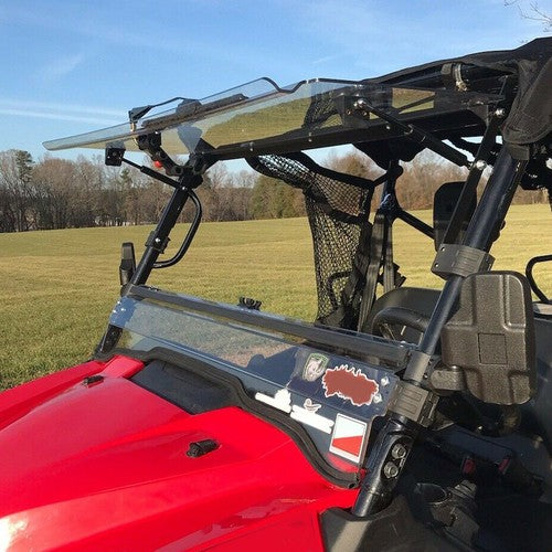 DURAFORCE For Honda Pioneer 1000 /1000-5 UTV Flip Windshield 2016-2025 w/Gas Spring