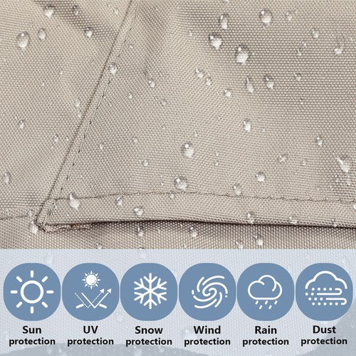 DURAFORCE 3 Bow 67''-72'' Bimini Boat Top Roof Cover Canopy Sun Shade With Boot Canvas Tan