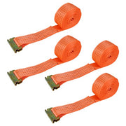 DURAFORCE 4-Pack 15' E-Track Ratchet Tie Down Strap Trailer Enclosed Cargo Van NEW