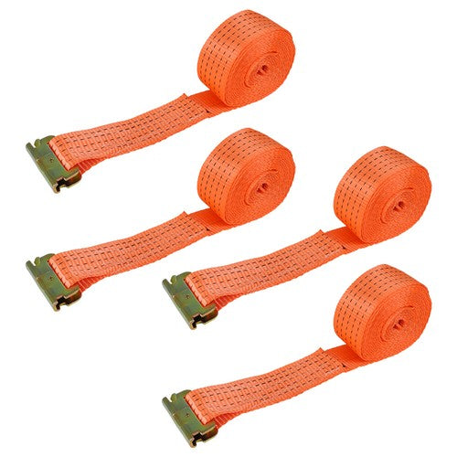 DURAFORCE 4-Pack 15' E-Track Ratchet Tie Down Strap Trailer Enclosed Cargo Van NEW