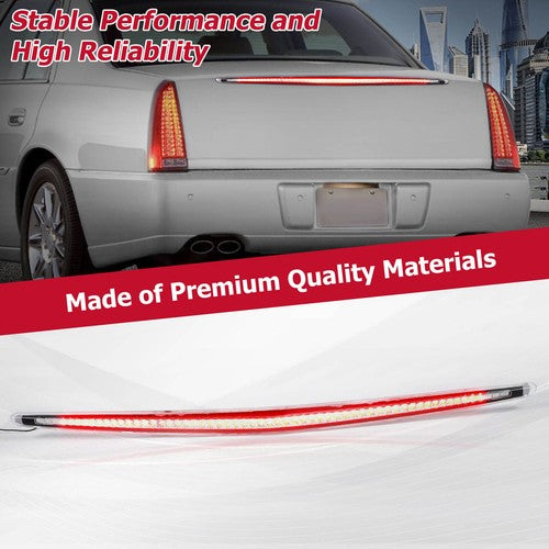 Full LED Third Tail Brake Light Rear Stop Lamp for 2006-2011 Cadillac DTS Chrome