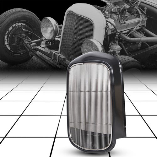 DURAFORCE Steel Radiator Front Grille Shell for 1932 Ford Hot Rod Smooth Insert
