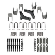 DURAFORCE Tandem Trailer Axle Suspension Kit 4 Leaf Springs U-bolt & Hanger Kit 3500lbs