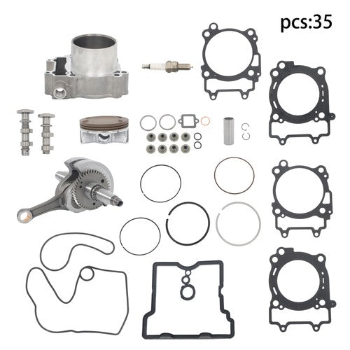 DURAFORCE For Polaris RZR 570 2012-2016 crankshaft+cylinder sleeve+camshaft+overhaul pad