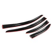 DURAFORCE Window Visors Sun Rain Guard Deflector For Mitsubishi Lancer Acrylic 4Door 08-17