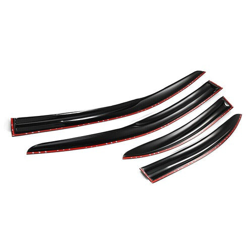 DURAFORCE Window Visors Sun Rain Guard Deflector For Mitsubishi Lancer Acrylic 4Door 08-17