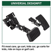 DURAFORCE Universal Gas and Brake Pedal Extenders for Cars,Go Kart,Ride on Toys Adjustable
