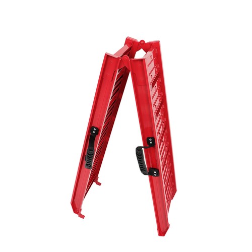 DURAFORCE 72 × 11.6 550 lbs Red Motorcycle Loading Ramp For ATV Motorcycle Truck -US-
