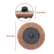 DURAFORCE Surface Conditioning Quick Change Discs, 2" Tan (Coarse) Prep Pad - 25 Pack