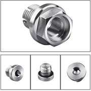 DURAFORCE M12.1-1.25x15mm Oil Drain Plug Self-tapping Piggyback Stainless Steel Repair Kit