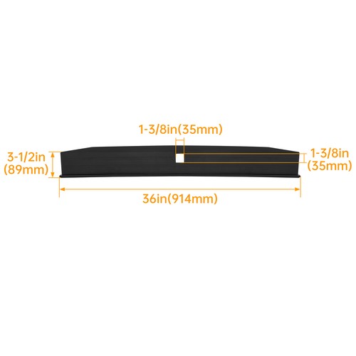 DURAFORCE Tailgate Molding Top Cap Flex Step Kit For 2017-2022 Ford F250 F350 Super Duty