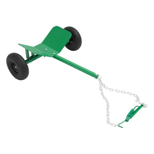 DURAFORCE 600LBS Log Skate Towing Attachment Universal Home&Garden Heavy Duty 24" chains