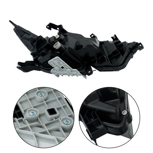 DURAFORCE Headlight Single Projector For Nissan Maxima 2019-2021 Headlamps LH Side Clear