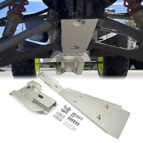 DURAFORCE Full Chassis Glide Swing Arm Skid Plate Guard for Honda TRX400EX 400X 99 14