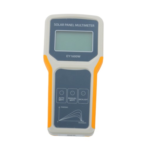 DURAFORCE 1600W Solar Panel Tester MPPT Photovoltaic Panel Multimeter Upgraded LCD Display