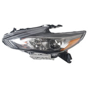 DURAFORCE For Nissan Altima 2016-2018 Headlights W/O LED DRL Black Driver Left Side LH