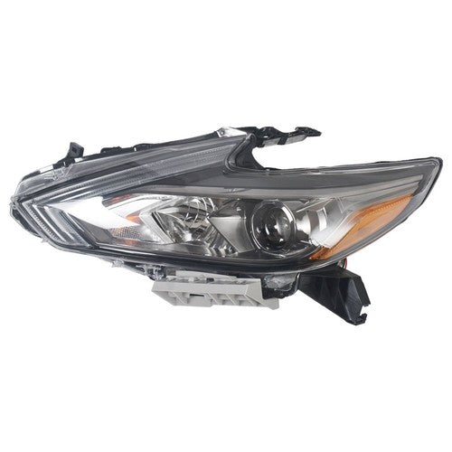 DURAFORCE For Nissan Altima 2016-2018 Headlights W/O LED DRL Black Driver Left Side LH