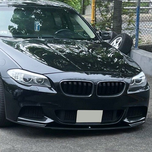 Front Bumper Lip Splittle for 11-16 BMW F10 535i 528i 550i M Sport Carbon Fiber