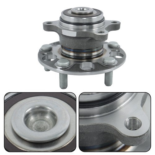 DURAFORCE 2x Rear Wheel Bearing & Hubs For Honda Civic Wheel Bearing Hub w/ ABS 1.8L LX DX