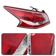DURAFORCE Tail Light Brake Lamp Red Rear For Nissan Altima Series 2013 Left Driver Side