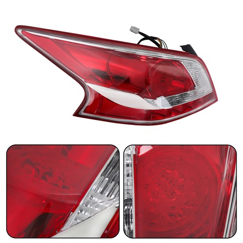 DURAFORCE Tail Light Brake Lamp Red Rear For Nissan Altima Series 2013 Left Driver Side
