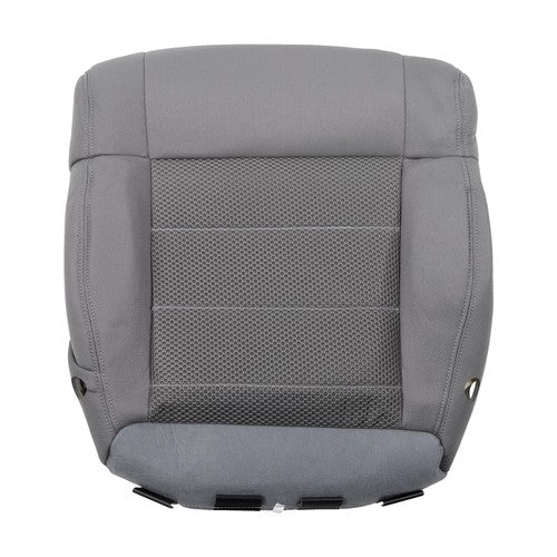 DURAFORCE Cloth Passenger Bottom Seat Cover&Foam Cushion Gray For Jeep Wrangler 2007-2012
