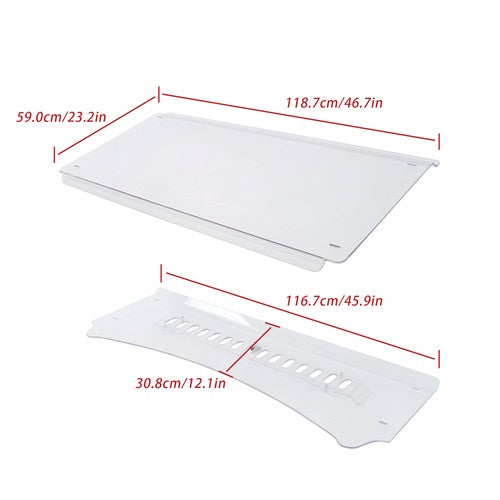 DURAFORCE For Kubota RTV 900 /900XT /900XTG KB-9LWV-2 New Windshield Glass 2006-2012