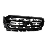 DURAFORCE Glossy Black Front Bumper Grille Grill For 2021 2022 2023 Ford F-150 F150 XLT
