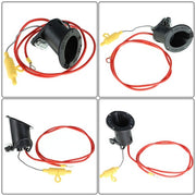 DURAFORCE For Club Car Golf Cart 48 Volt Charger Receptacle And Fuse Kit 101802101