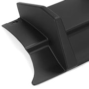 DURAFORCE For Dodge Challenger 2015-2023 Matte Black Rear Bumper Lip Diffuser Shark Fins