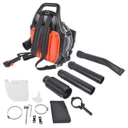 DURAFORCE Backpack Gas Powered Leaf Blower 63CC 2-Stroke 665CFM Air Volume 2700W Gasoline