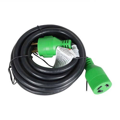 DURAFORCE 3 Prong 30A 15FT Generator Extension Cord 125V NEMA L5-30P/L5-30R Twist Lock