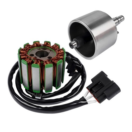 DURAFORCE Engine Charging Coil Stator & Flywheel for Yamaha YZF R1 2004-2008 w/o Gasket