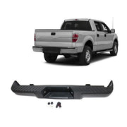 DURAFORCE NEW Primered - Complete Rear Steel Bumper Assembly For Ford F150 Truck 2009-2014