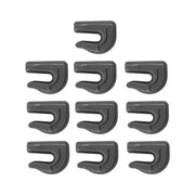 DURAFORCE 10 Pack 3/8" Weld On Grab Hook 6600lbs Heavy Duty G70 Forged Grab Chain Hooks