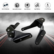 DURAFORCE Fit For Ford F-150 Pickup Front Leaf Spring Shackle Bracket Repair Kit Pair Set