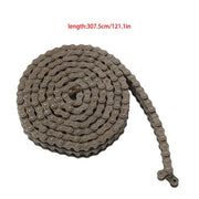 DURAFORCE #50-2 Duplex Double Strand Roller Chain x 10 feet + 2 Connecting Links
