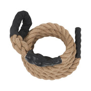DURAFORCE 1.5” × 15FT Climbing Rope Gym Fitness Strength Training Exercise Rope Brown
