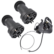DURAFORCE Pair Rear Air Suspension Spring & Compressor For Cadillac XTS 3.6L V6 2013-2019