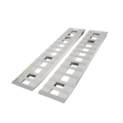 DURAFORCE 72" x15" Pair Aluminum 8500 LBS Hook Ramps Car Truck Trailer Auto Hauler Tractor