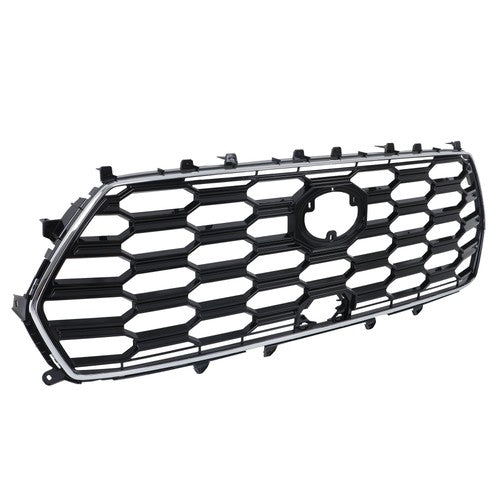 DURAFORCE For Toyota Sequoia 2023-2024 Durable Black Chrome Front Bumper Upper Grille