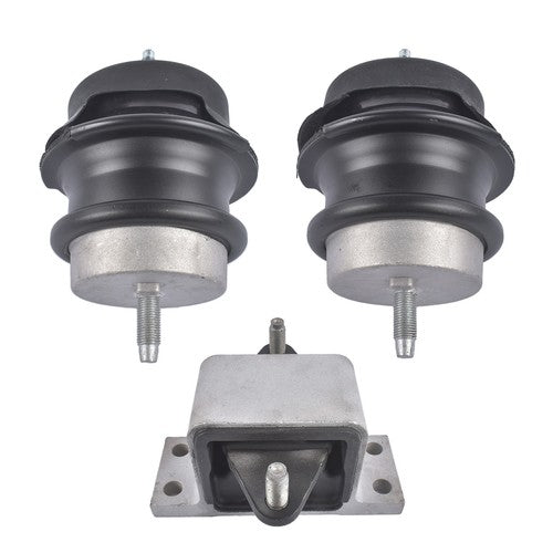 DURAFORCE Engine Mounts & Transmission Mount Full Set 3PCS for Infiniti Q70 3.7L 14-19 AWD